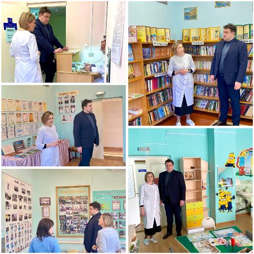 Дружеский визит главного врача ЦРБ Мечетлинского района  Дружеский визит главного врача ЦРБ Мечетлинского района